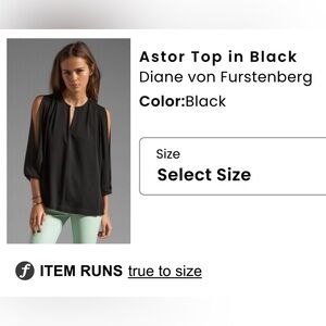 Diane Von Furstenberg Astor Top